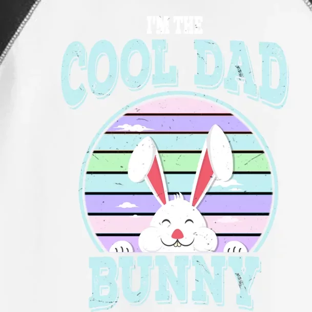 I'm The Cool Dad Bunny Matching Family Easter Sunday Gift Toddler Fine Jersey T-Shirt