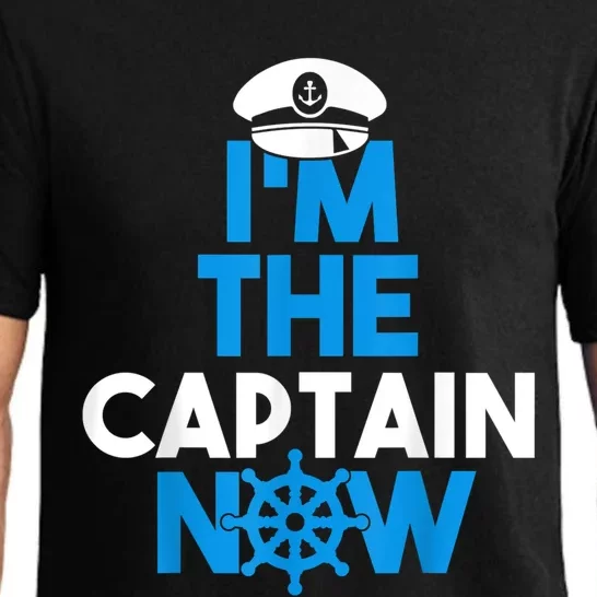 I'm The Captain Now Cool Funny Boating For Boat Lovers Pajama Set