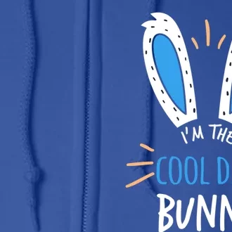 I'm The Cool Dad Bunny Matching Family Easter Sunday Gift Full Zip Hoodie