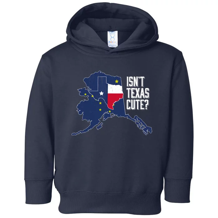 Isnt Texas Cute Alaska Home AK State Design Toddler Hoodie