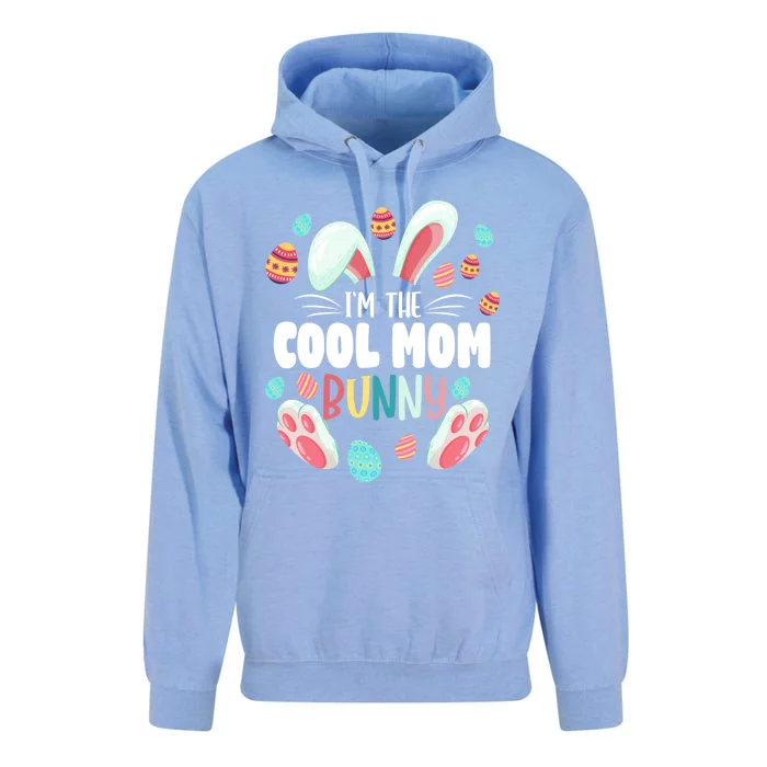 I'm The Cool Mom Bunny Matching Family Easter Party Funny Gift Unisex Surf Hoodie