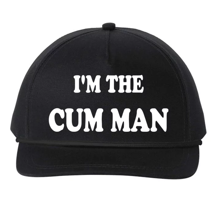 Im The Cum Man Quotes Funny Sayings Snapback Five-Panel Rope Hat