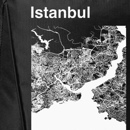 Istanbul Turkey Classic City Map Graphic City Backpack