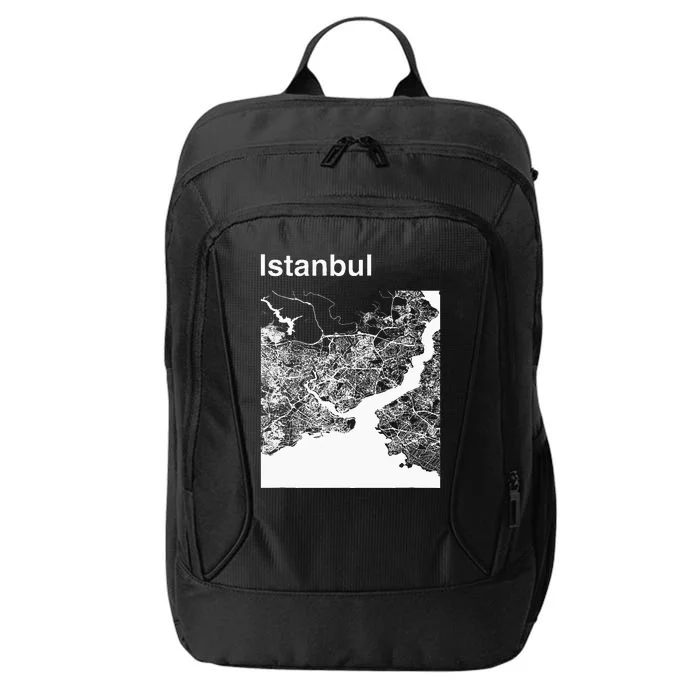 Istanbul Turkey Classic City Map Graphic City Backpack