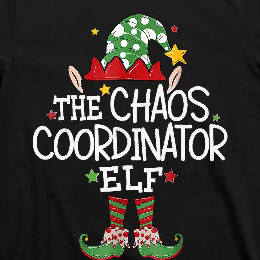 IM The Chaos Coordinator Elf Funny Christmas Matching Elf T-Shirt