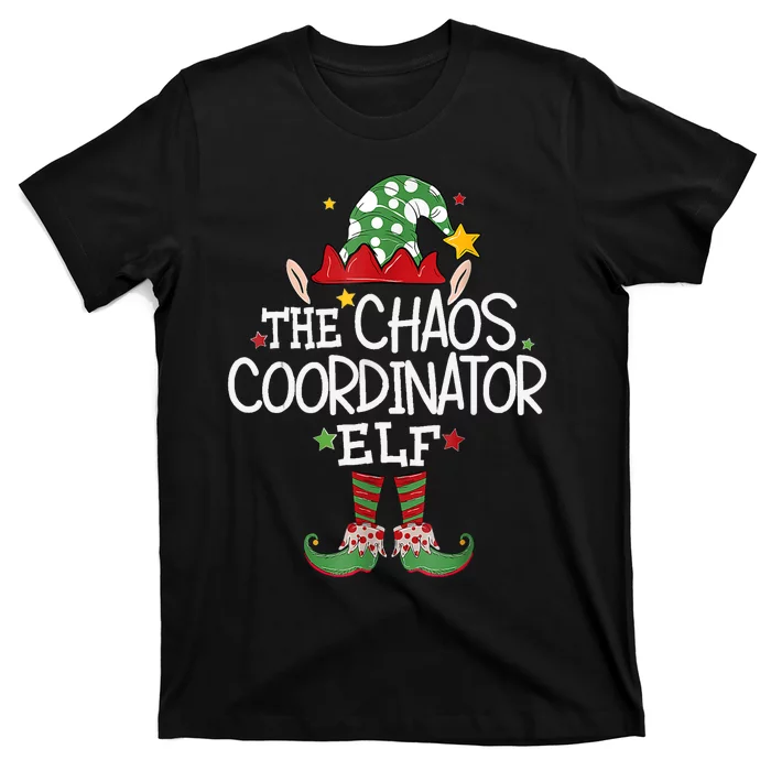 IM The Chaos Coordinator Elf Funny Christmas Matching Elf T-Shirt