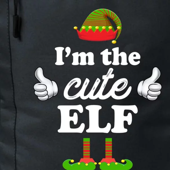 I'm The Cute Elf Matching Family Funny Christmas Group Gift Cute Gift Daily Commute Backpack