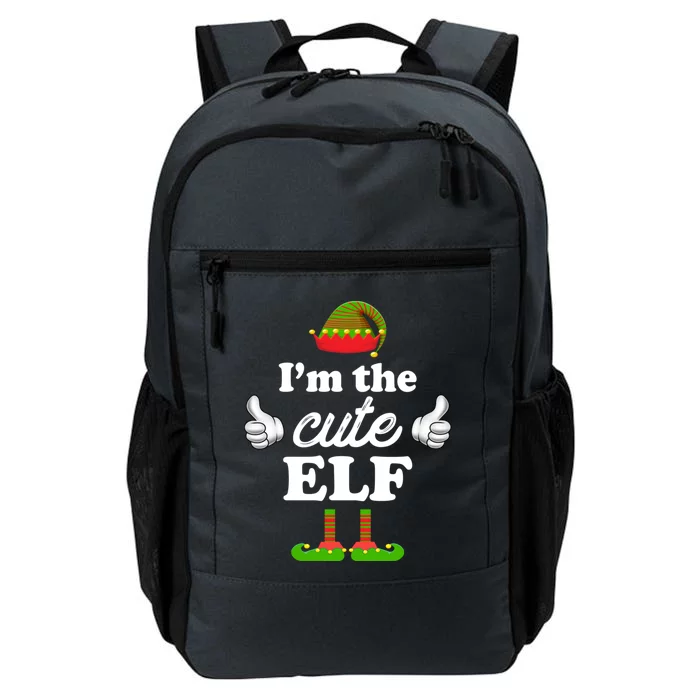 I'm The Cute Elf Matching Family Funny Christmas Group Gift Cute Gift Daily Commute Backpack