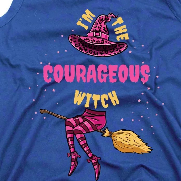 Im The Courageous Witch Halloween Matching Gift Tank Top