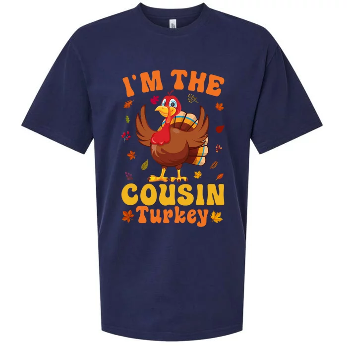 IM The Cousin Turkey Group Matching Thanksgiving Gift Sueded Cloud Jersey T-Shirt