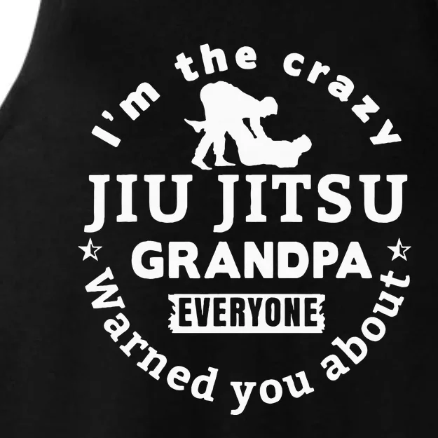 IM The Crazy Jiu Jitsu Grandpa Everyone Ladies Tri-Blend Wicking Tank