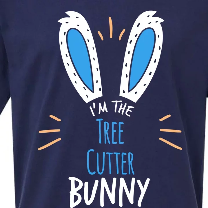 I'm Tree Cutter Bunny Ears Easter Sunday Funny Gift Sueded Cloud Jersey T-Shirt