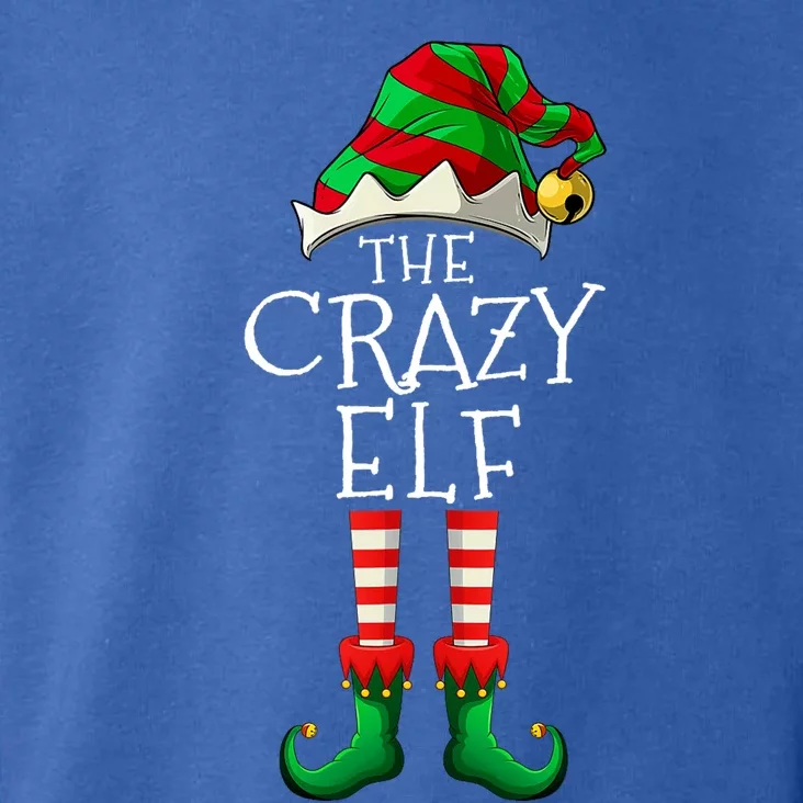 I'm The Crazy Elf Cute Family Christmas Matching Toddler Hoodie