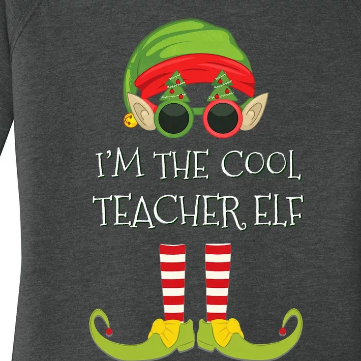 IM The Cool Teacher Elf Women's Perfect Tri Tunic Long Sleeve Shirt