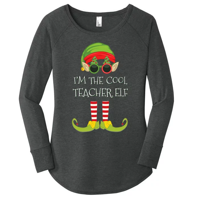 IM The Cool Teacher Elf Women's Perfect Tri Tunic Long Sleeve Shirt