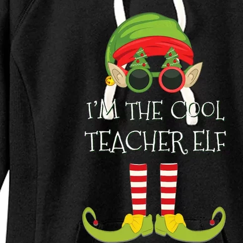 IM The Cool Teacher Elf Women's Fleece Hoodie