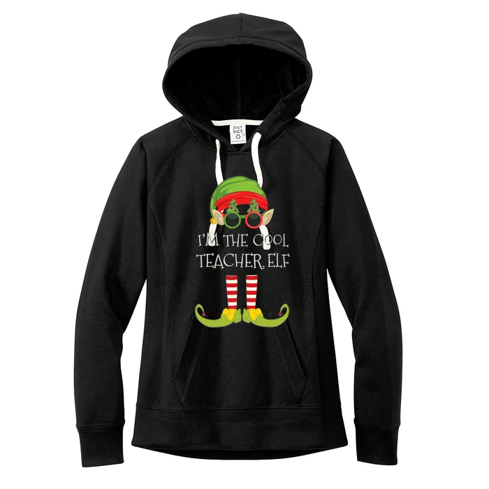 IM The Cool Teacher Elf Women's Fleece Hoodie