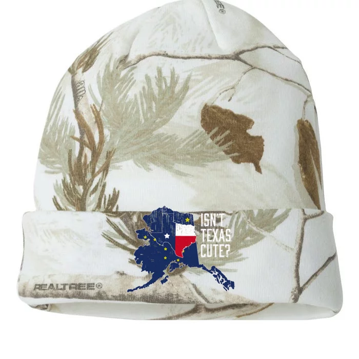 Isnt Texas Cute Alaska Home Ak State Design Kati - 12in Camo Beanie