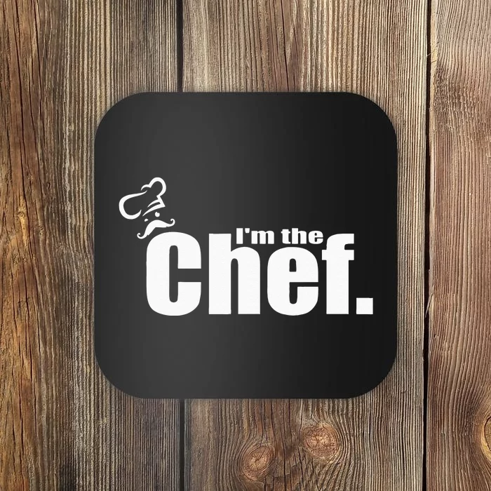 I'm The Chef Funny Cook Chef Cooking Chef Chef's Hat Coaster