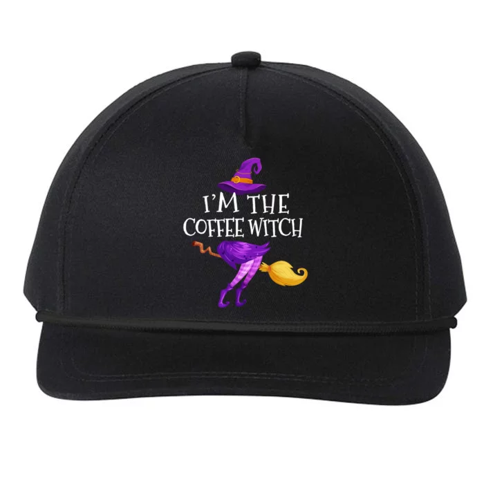 Im The Coffee Witch Matching Group Halloween Great Gift Snapback Five-Panel Rope Hat