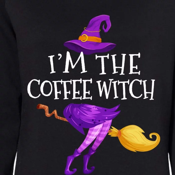 Im The Coffee Witch Matching Group Halloween Great Gift Womens California Wash Sweatshirt