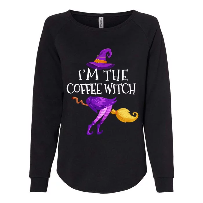 Im The Coffee Witch Matching Group Halloween Great Gift Womens California Wash Sweatshirt