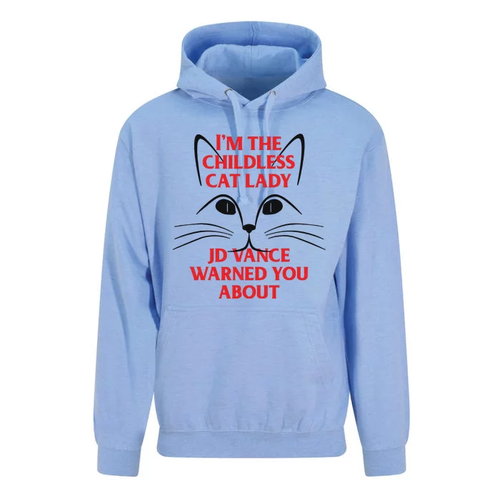 Im The Childless Cat Lady Jd Vance Warned You About Unisex Surf Hoodie