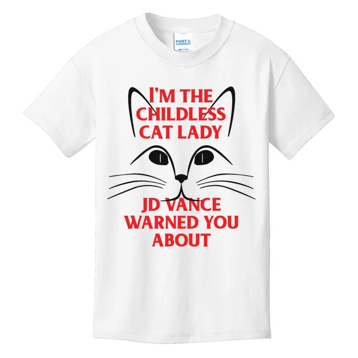 Im The Childless Cat Lady Jd Vance Warned You About Kids T-Shirt