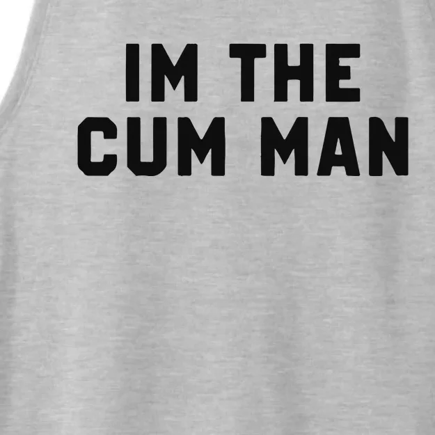 In The Cum Man Ladies Tri-Blend Wicking Tank