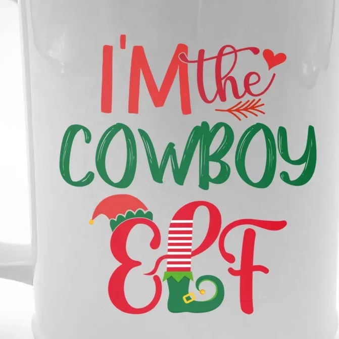 IM The Cow Elf Matching Group Family Christmas Pajama Great Gift Front & Back Beer Stein