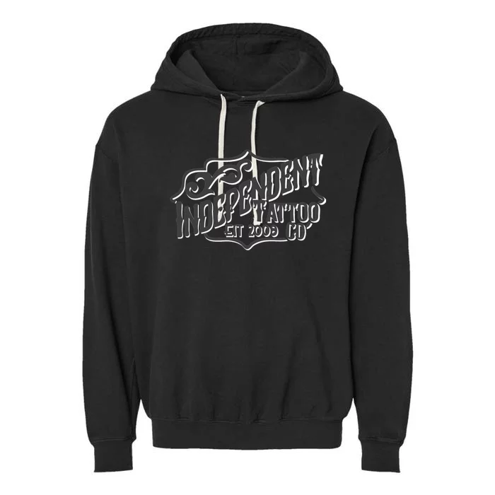 Independent Tattoo Company Classic Logo Garment-Dyed Fleece Hoodie