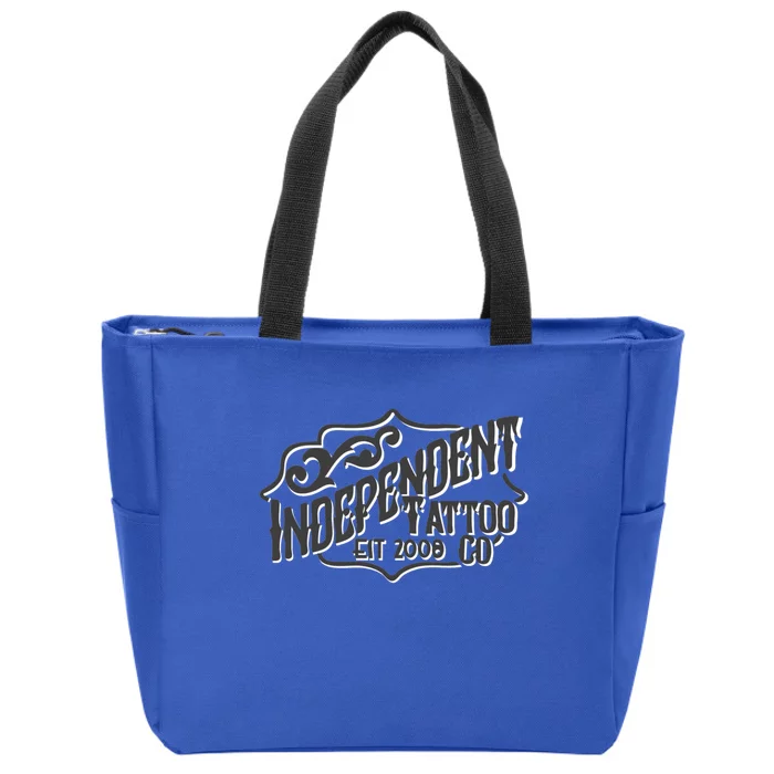 Independent Tattoo Company Classic Logo Zip Tote Bag