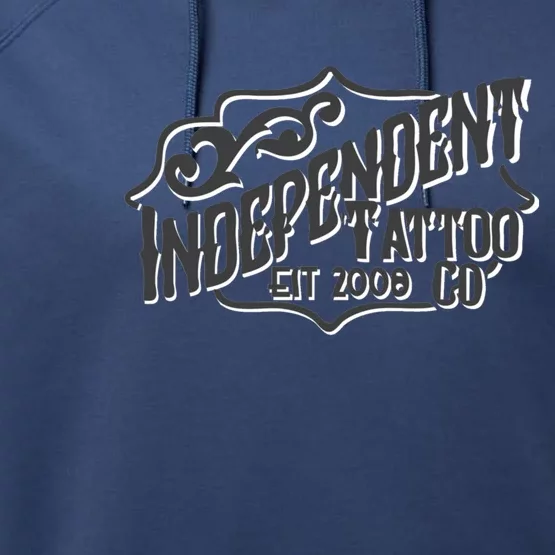 Independent Tattoo Company Classic Logo Performance Fleece Hoodie