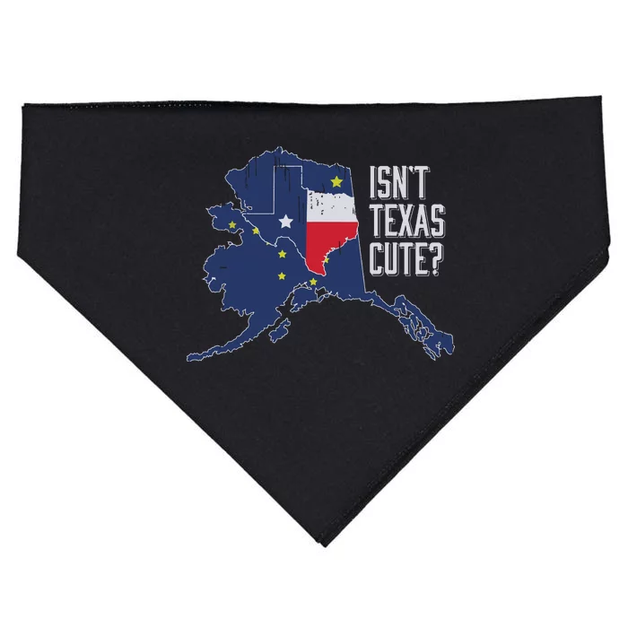 Isnt Texas Cute Alaska Home Ak State Design USA-Made Doggie Bandana