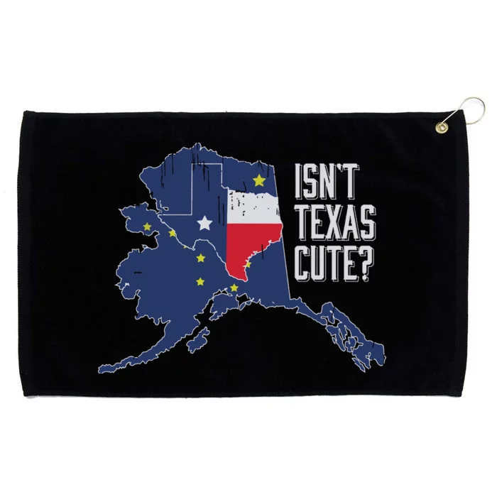 Isnt Texas Cute Alaska Home Ak State Design Grommeted Golf Towel