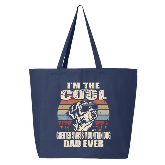 Im The Cool Greater Swiss Mountain Dog Dad Ever Vintage Gift 25L Jumbo Tote