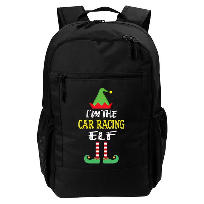 IM The Car Racing Elf Group Matching Family Christmas Gift Daily Commute Backpack