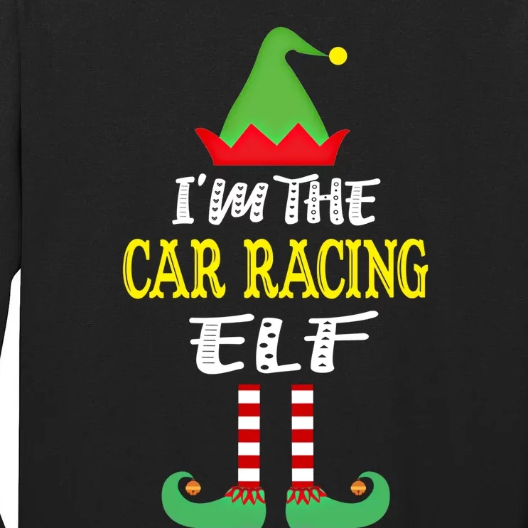 IM The Car Racing Elf Group Matching Family Christmas Gift Tall Long Sleeve T-Shirt