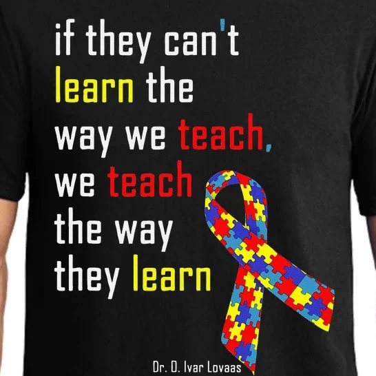 If They Can't.. Autism Awarness Puzzle Pajama Set