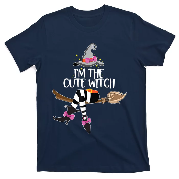 Im The Cute Witch Halloween Matching Group Costume T-Shirt