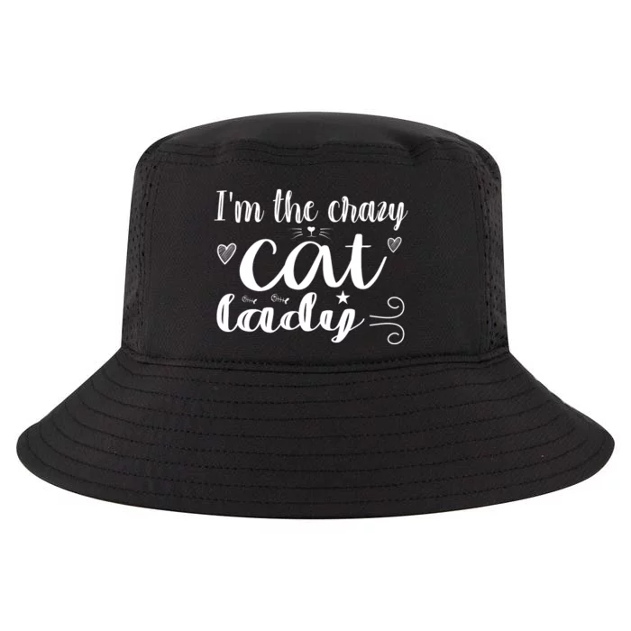 I'm The Crazy Cat Lady Cool Comfort Performance Bucket Hat