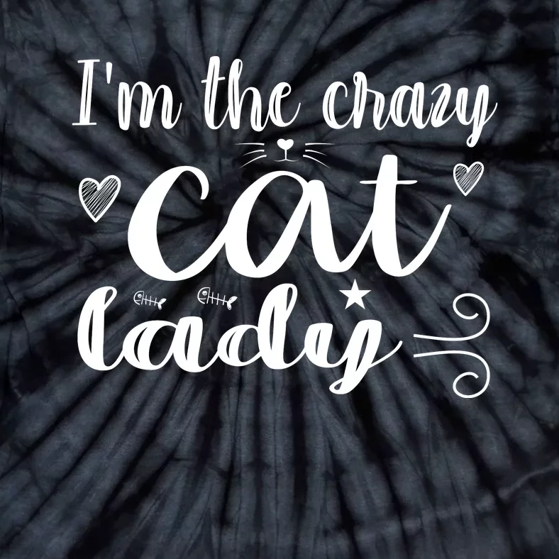 I'm The Crazy Cat Lady Tie-Dye T-Shirt