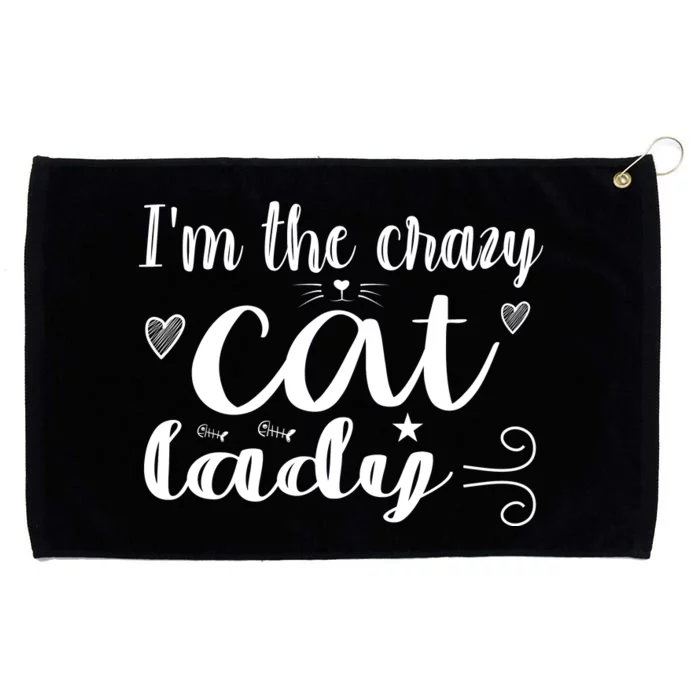 I'm The Crazy Cat Lady Grommeted Golf Towel