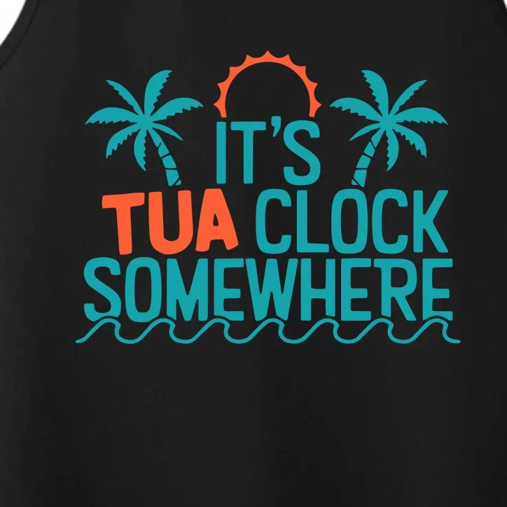 It’S Tua Clock Somewhere Sometimes Performance Tank