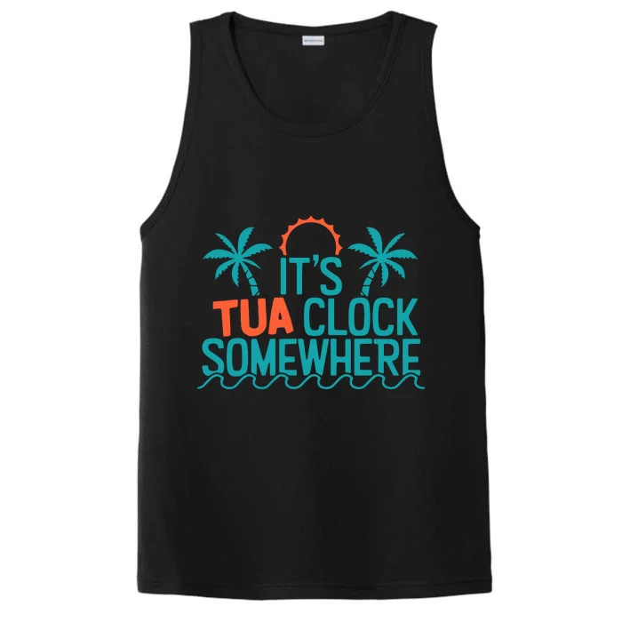 It’S Tua Clock Somewhere Sometimes Performance Tank