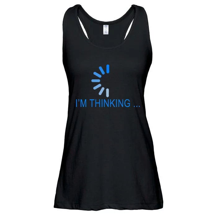 Im Thinking Cancel Loading Symbol Thinking Ladies Essential Flowy Tank