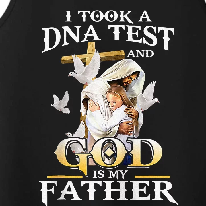 I Took Dna Test And God Is My Far Christian Fars Day Performance Tank