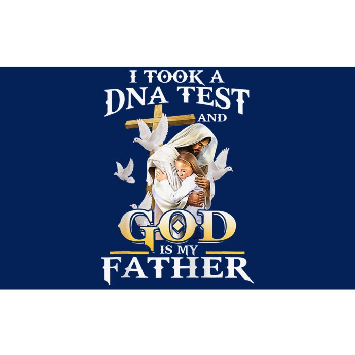 I Took Dna Test And God Is My Far Christian Fars Day Bumper Sticker