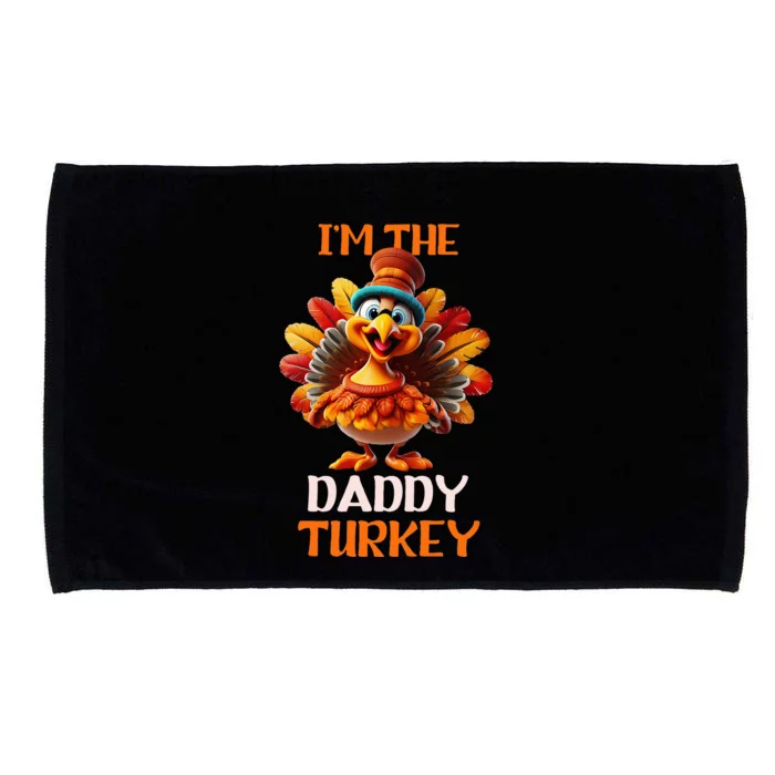 IM The Daddy Turkey Family Reunion Thanksgiving Costume Microfiber Hand Towel