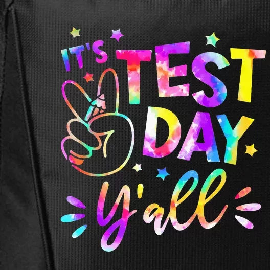 It's Test Day Y'all Tie Dye Students Teacher Test Day Gifts City Backpack